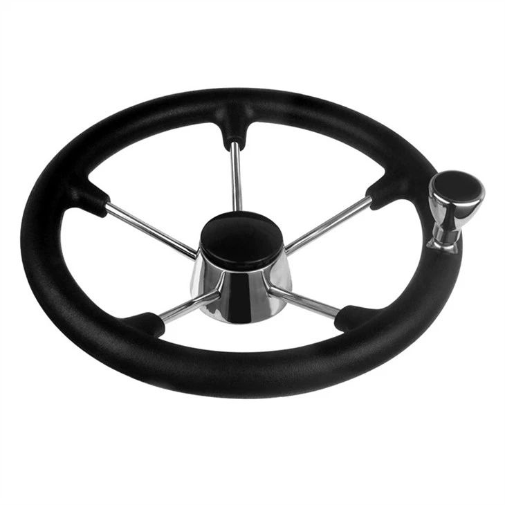 Volante deportivo de acero inoxidable